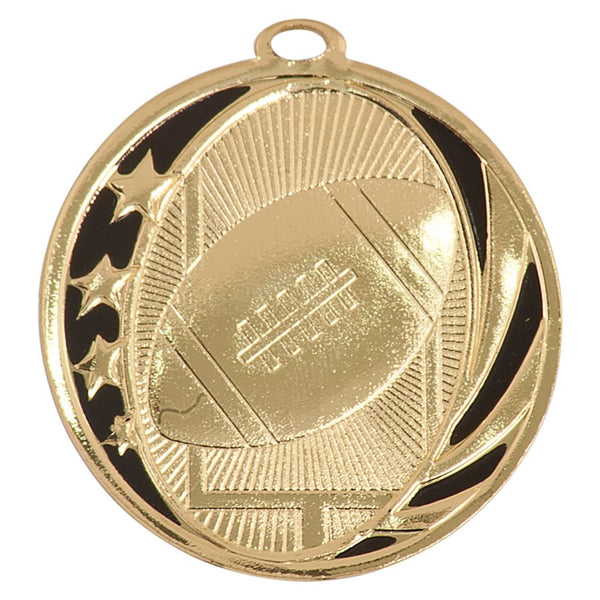 MS704 Midnight Star Football Medal