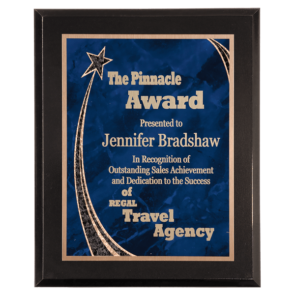 Black Piano Finish Shooting Star Award Plaques