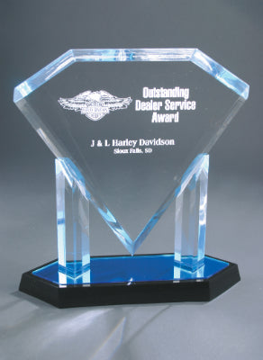 Floating Diamond Acrylic Award AFD12
