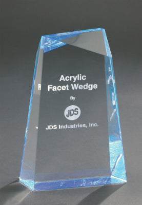 Facet Wedge Acrylic Award AWG9
