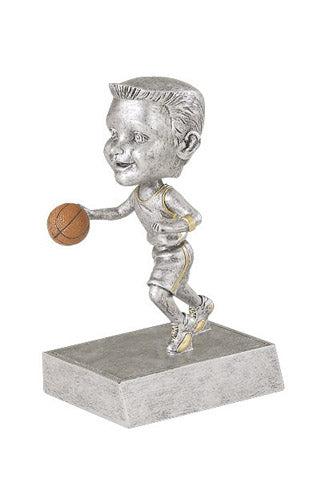 Bobblehead Male Basketball Trophy